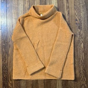 Anthropologie Pilcro Cowl Neck Sweater, NWOT, Medium, Honey